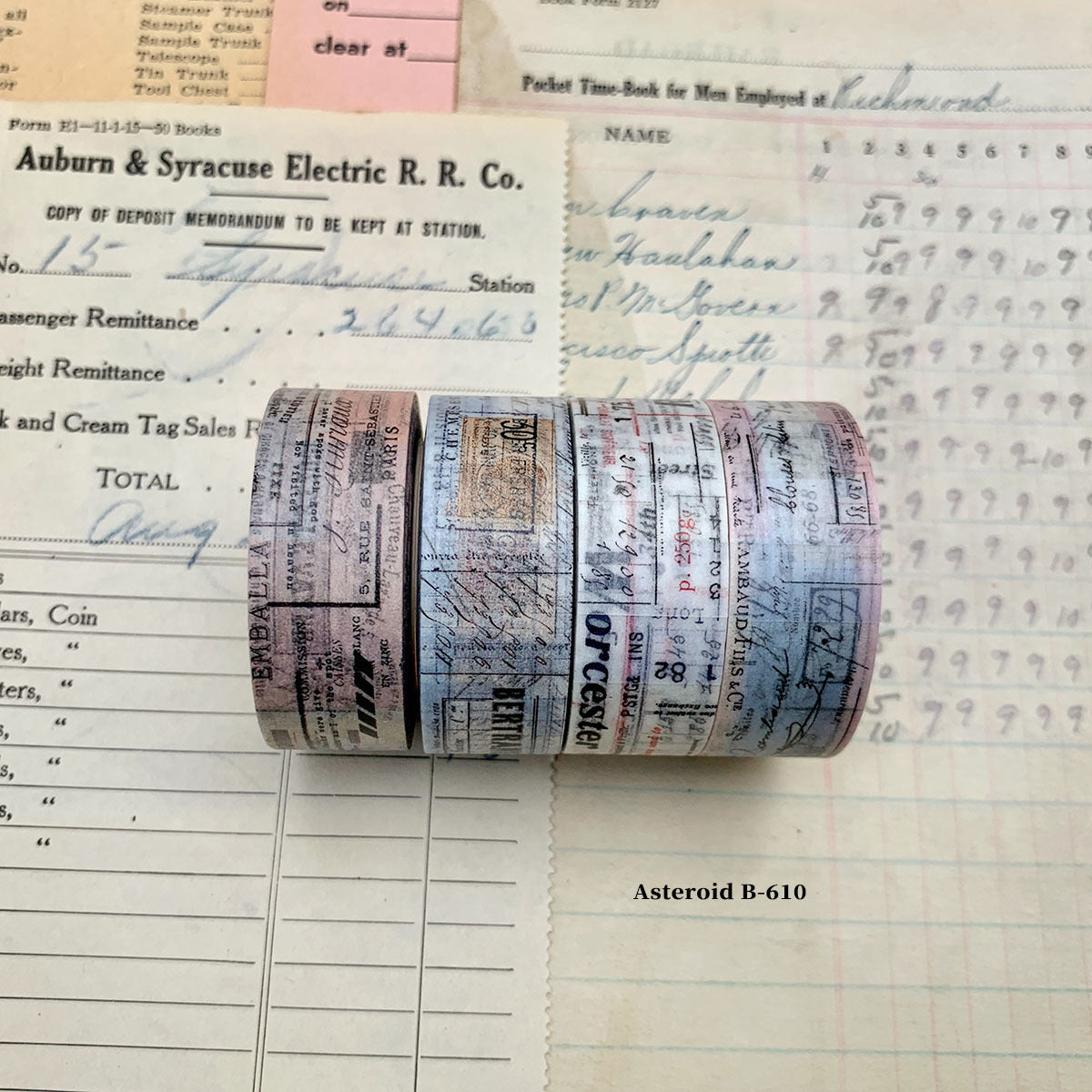 Receipt Washi Tape Set 15mm