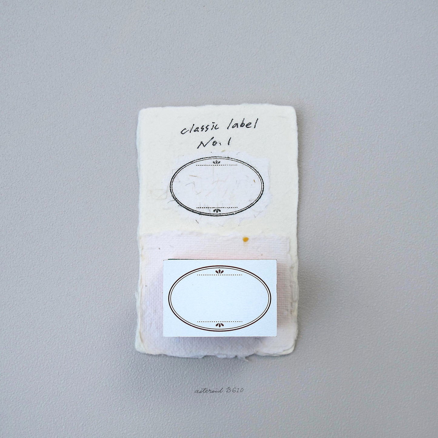 Classic Label No.1 – No.3 Rubber Stamps