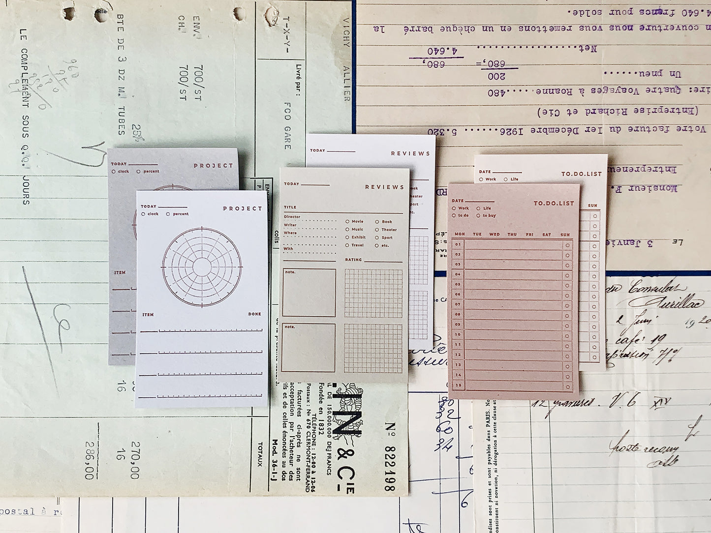 Mini Plan – List / Letterpress Book