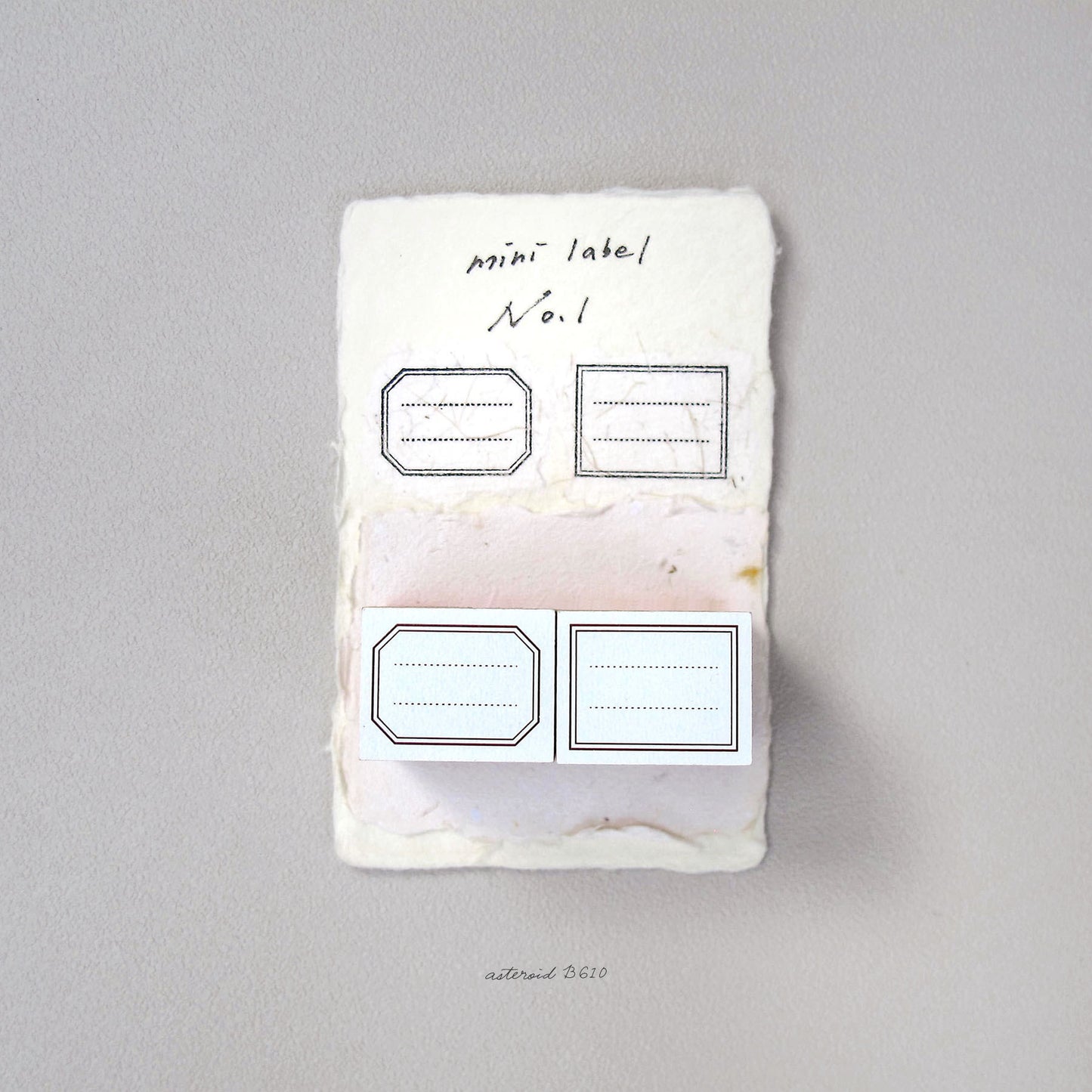 Mini Label No.1 – No.3 Rubber Stamp Sets
