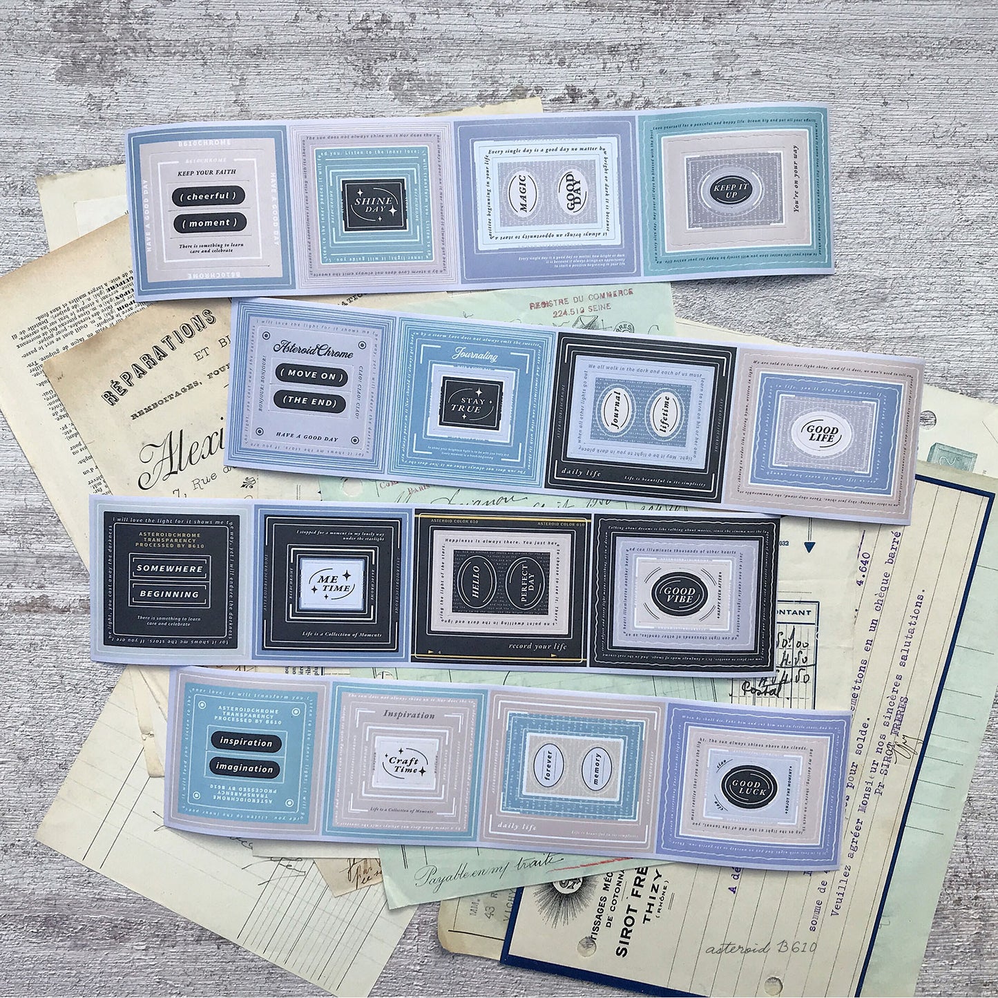 Snippets: Chapter 3 Die Cut Washi Tape 60mm