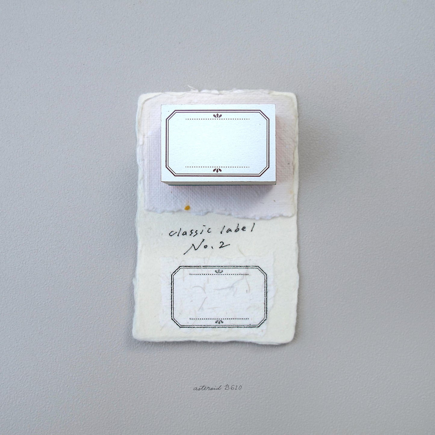 Classic Label No.1 – No.3 Rubber Stamps
