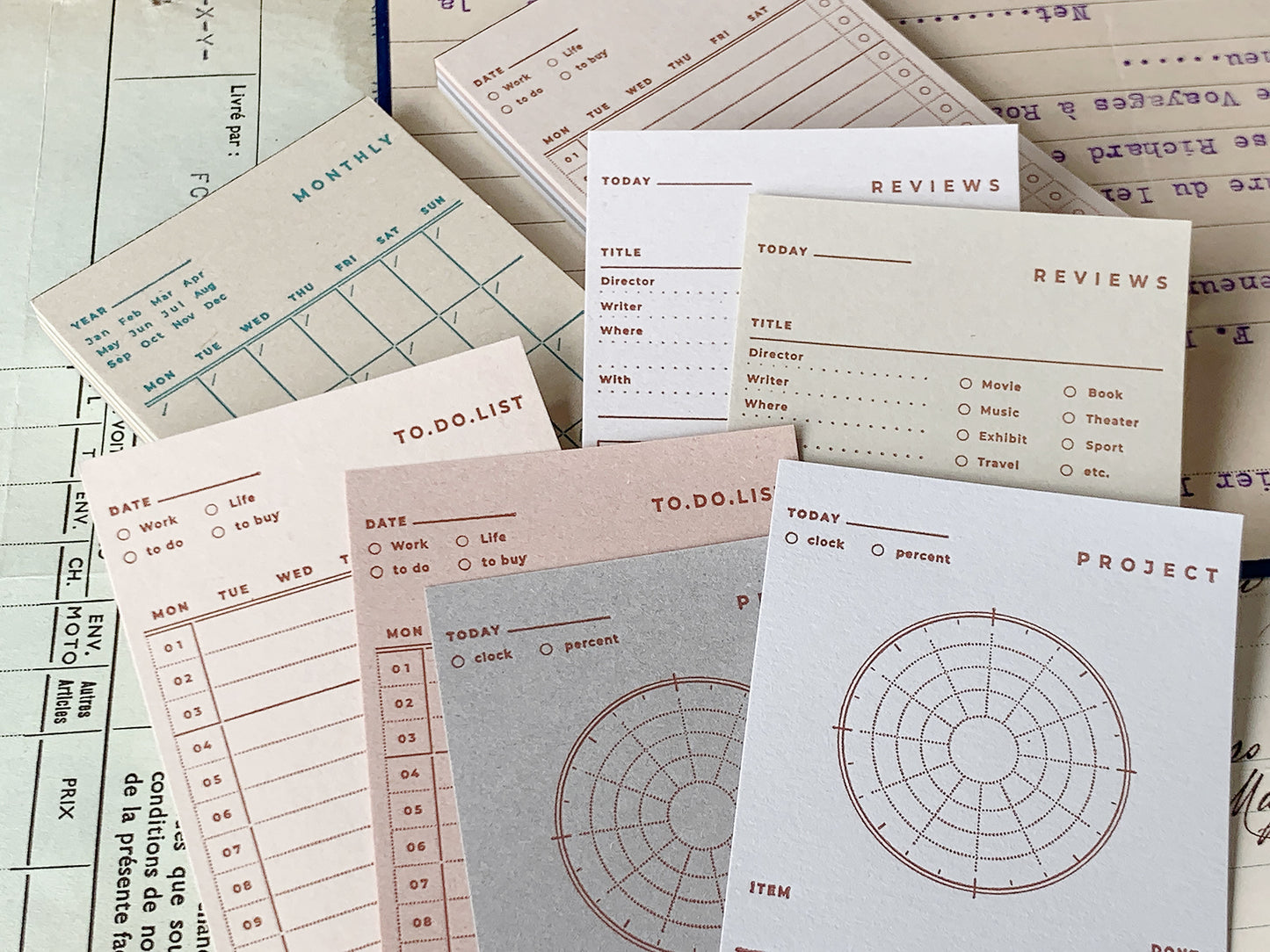 Mini Plan – List / Letterpress Book
