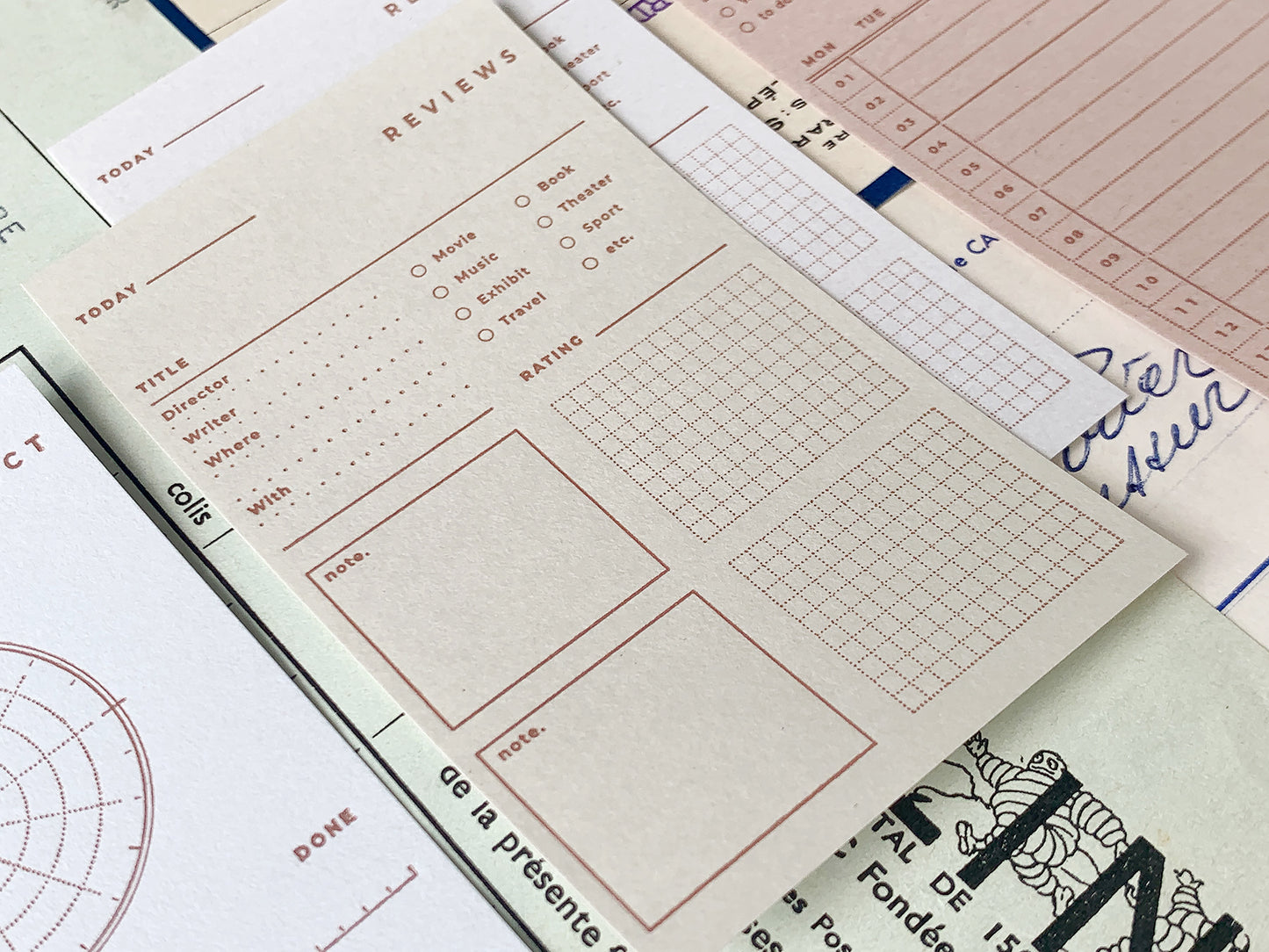 Mini Plan – List / Letterpress Book