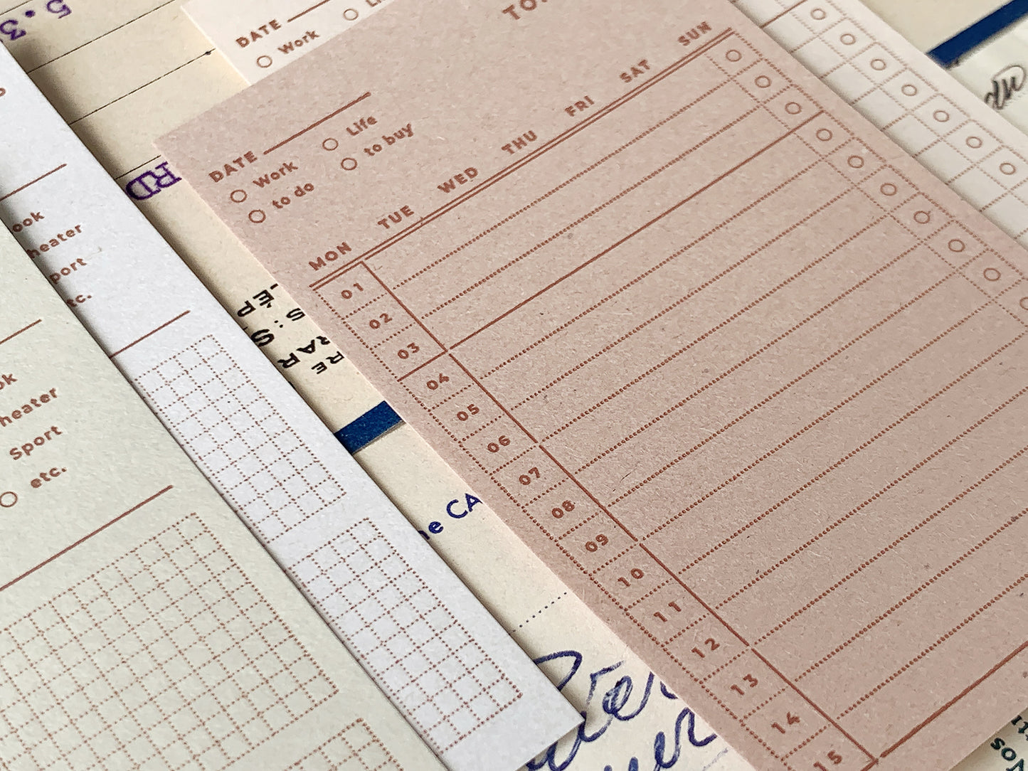 Mini Plan – List / Letterpress Book