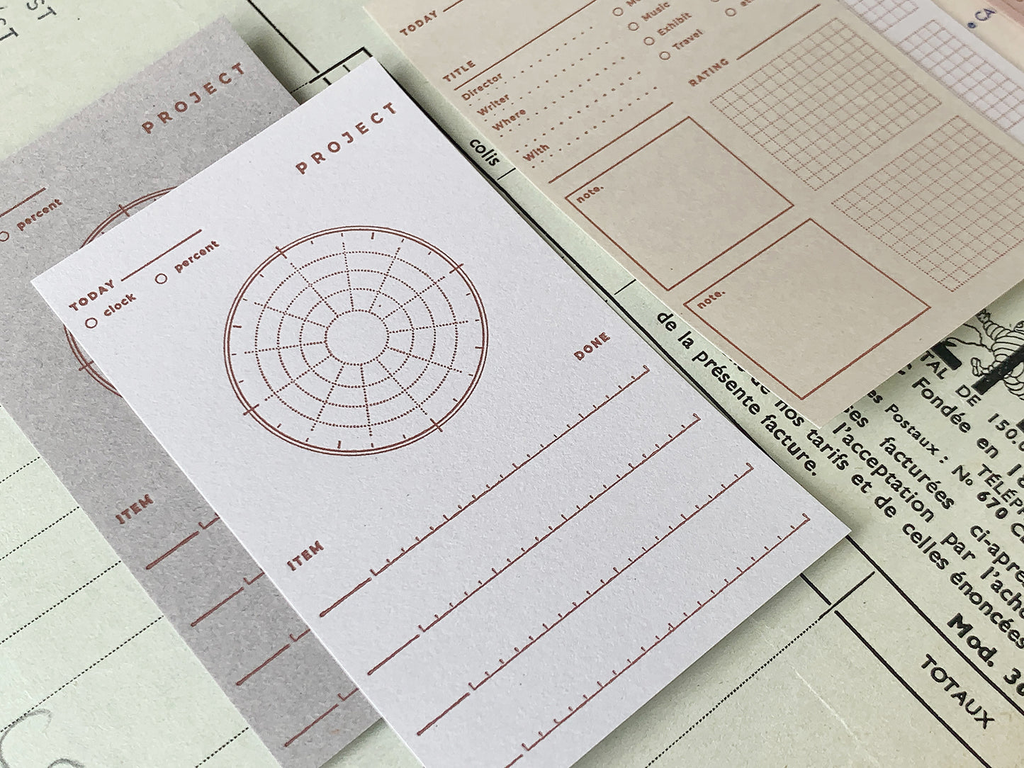 Mini Plan – List / Letterpress Book