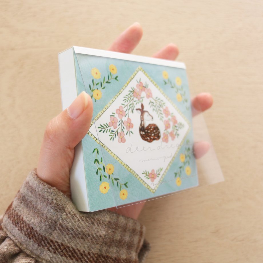 Midori Asano deer dream Memo Block