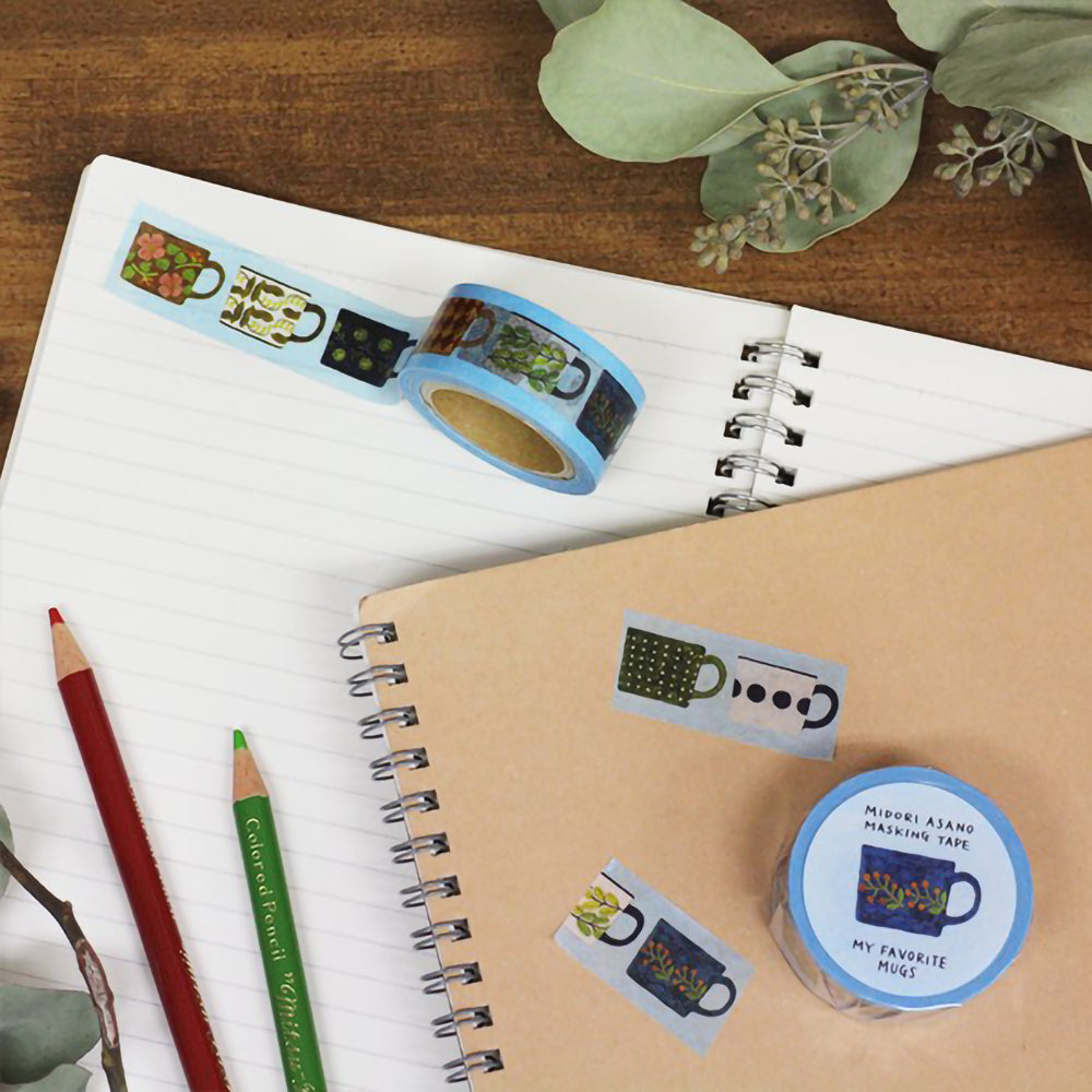 Midori Asano my favourite mugs Washi Tape