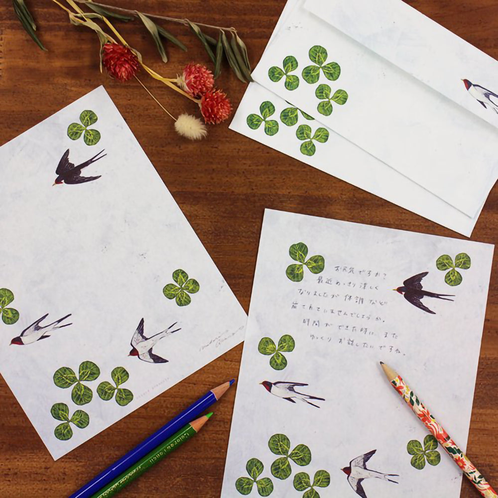Midori Asano swallows Letter Set