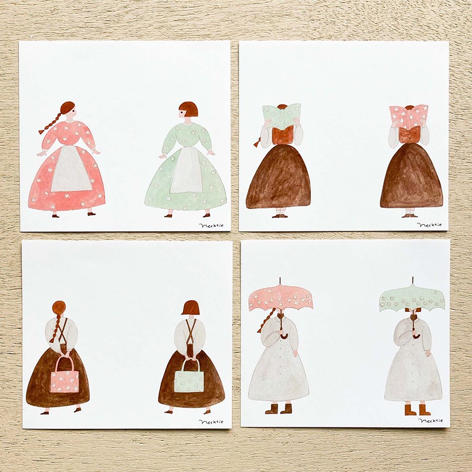 Necktie friends Memo Block