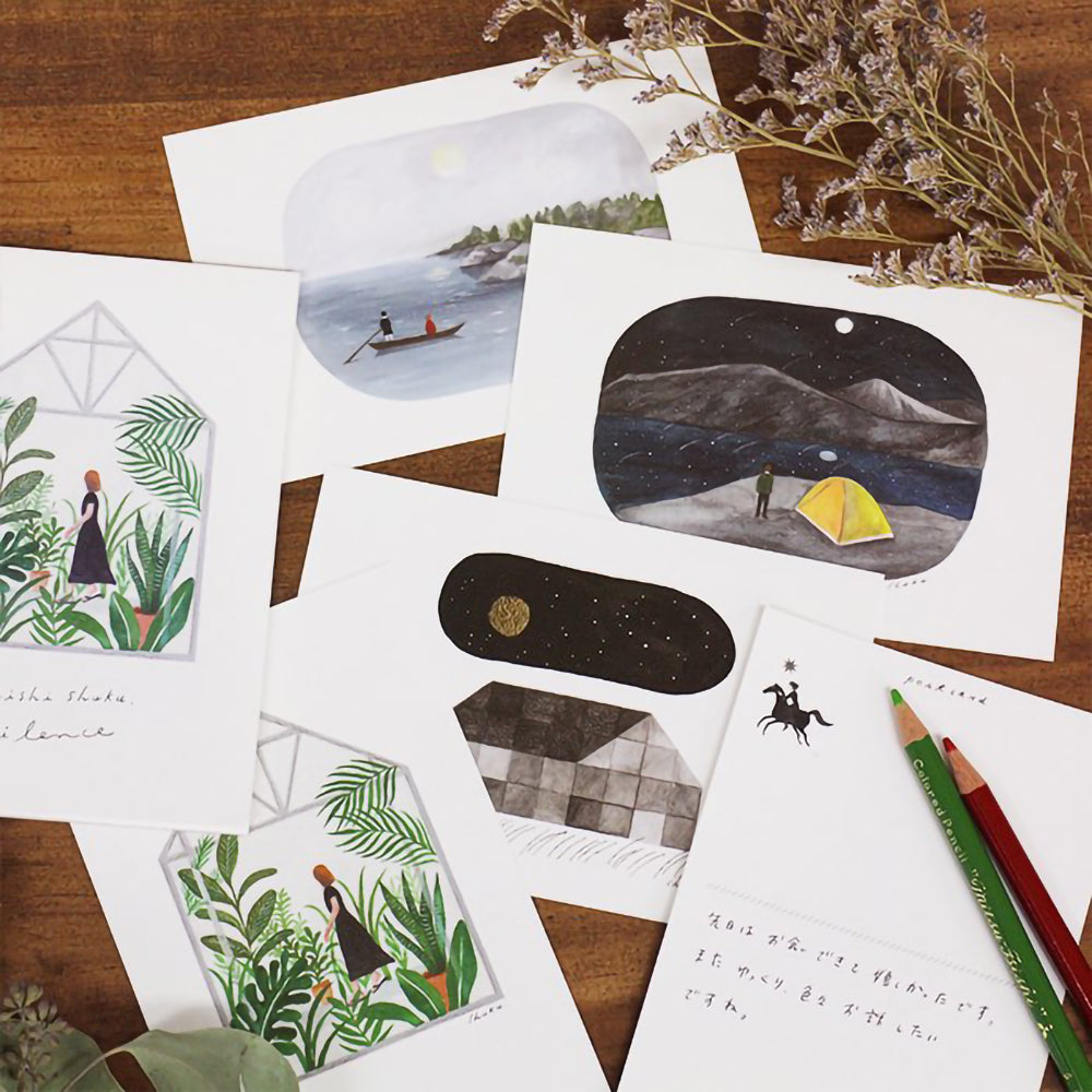 Nishi Shuku Silence Postcard Pad