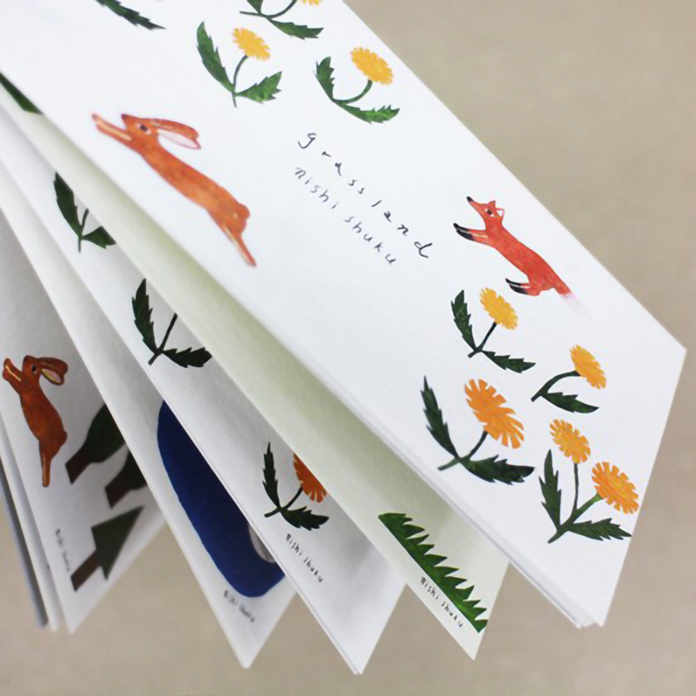 Nishi Shuku grassland Notepad