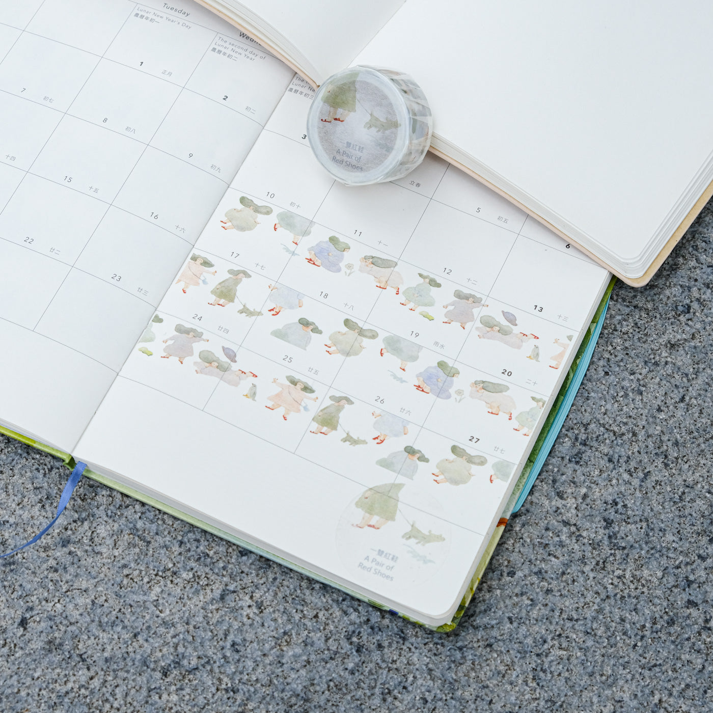 A Pair of Red Shoes – Washi Tape