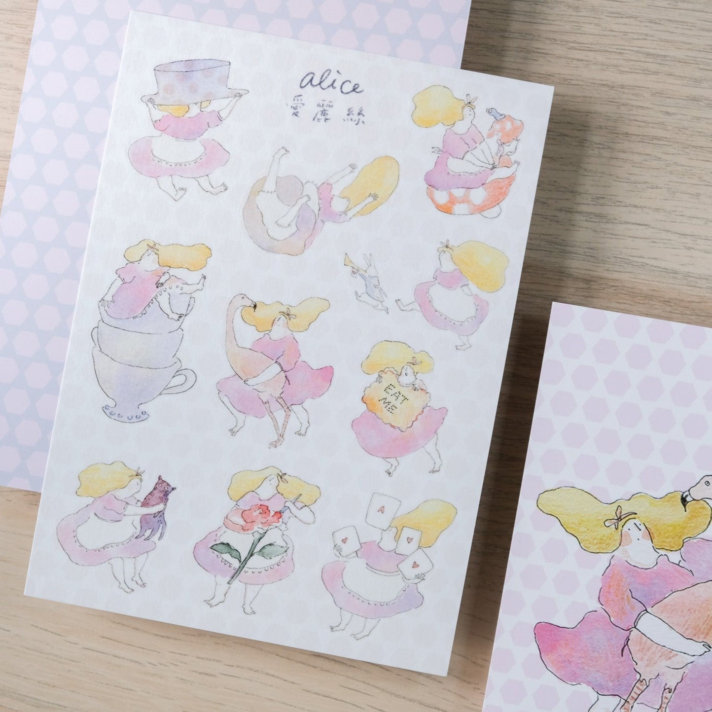 Alice in Wonderland - Sticker Sheet