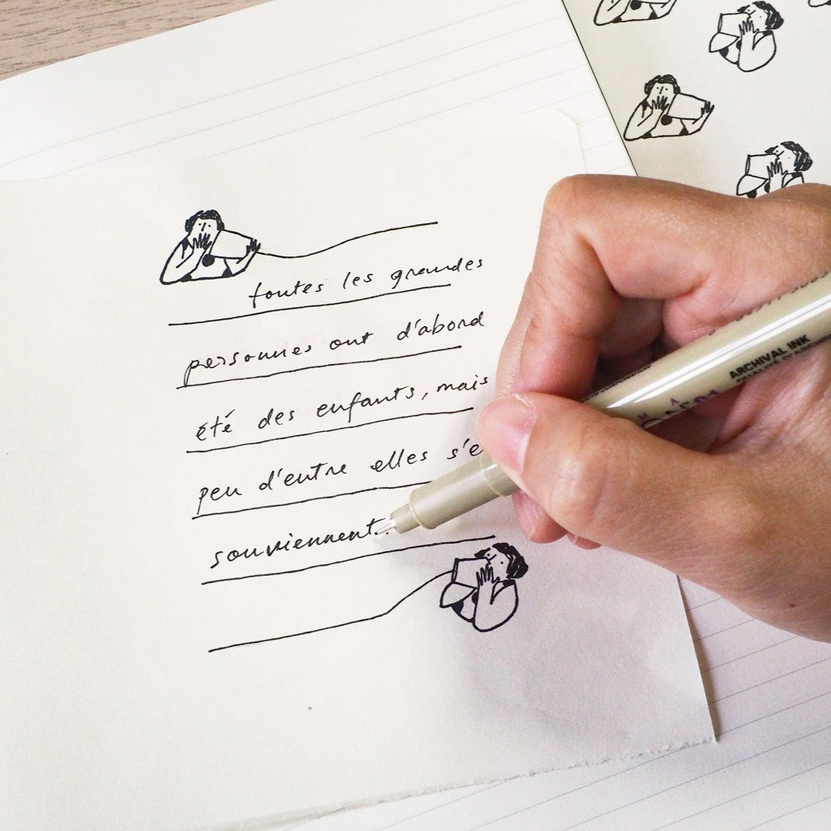 Secret Talk – Wooden Rubber Stamp Set