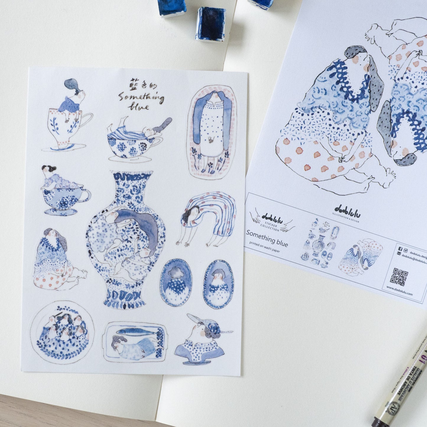 Something Blue - Sticker Sheet