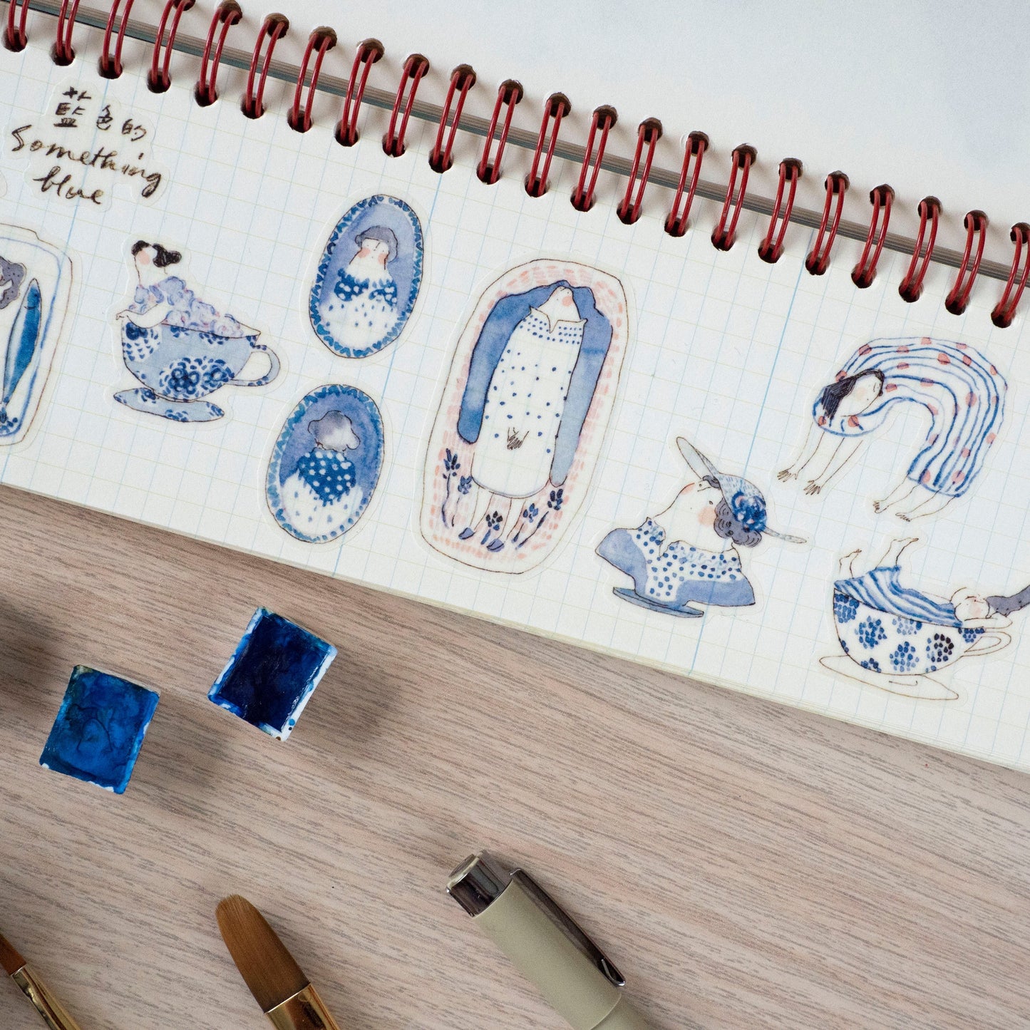 Something Blue - Sticker Sheet