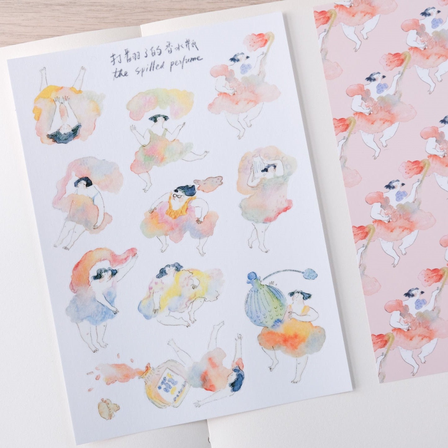 The Spilled Perfume - Sticker Sheet