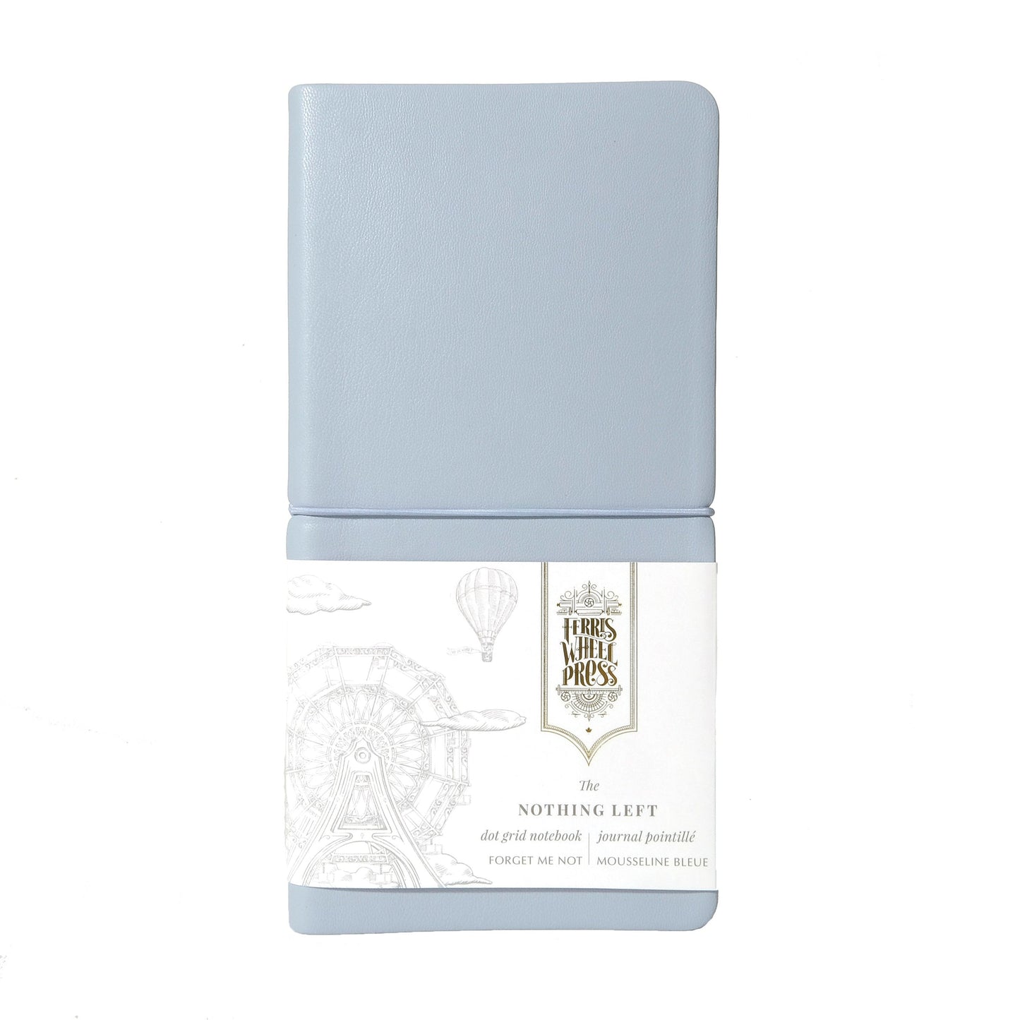 Nothing Left Fether Notebook - Forget Me Not