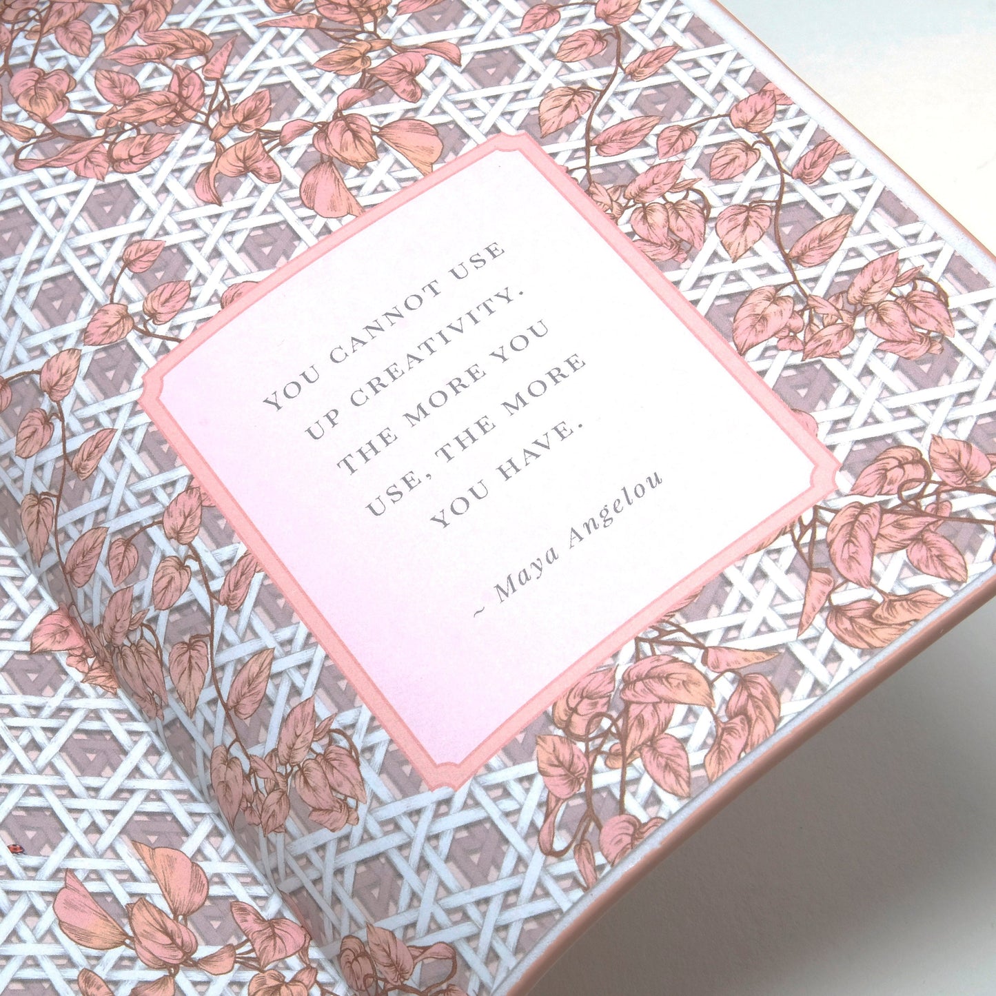 Nothing Left Fether Notebook - Lady Rose