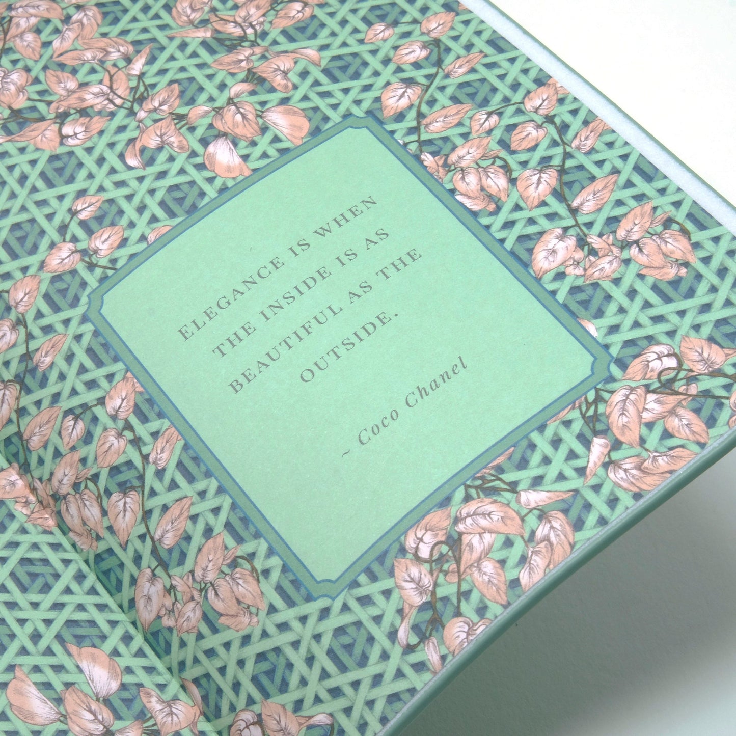 Nothing Left Fether Notebook - Racing Green