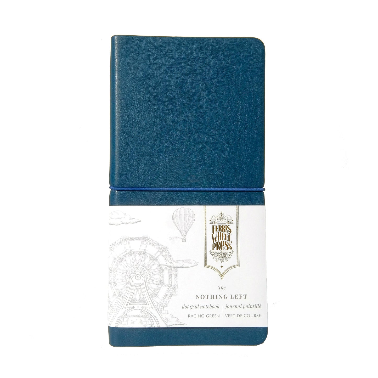 Nothing Left Fether Notebook - Racing Green