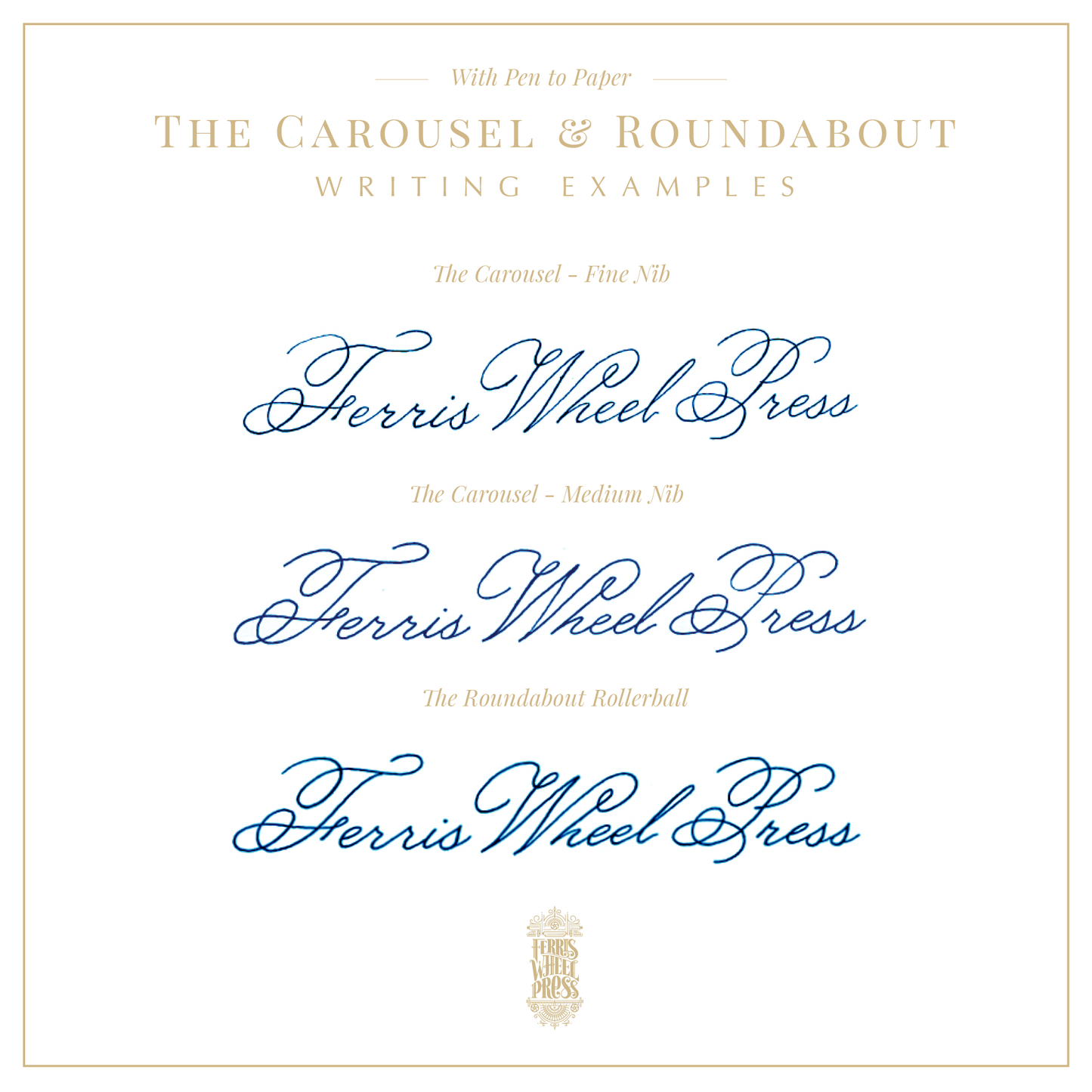 The Carousel Fountain Pen - French Vanilla Medium Nib