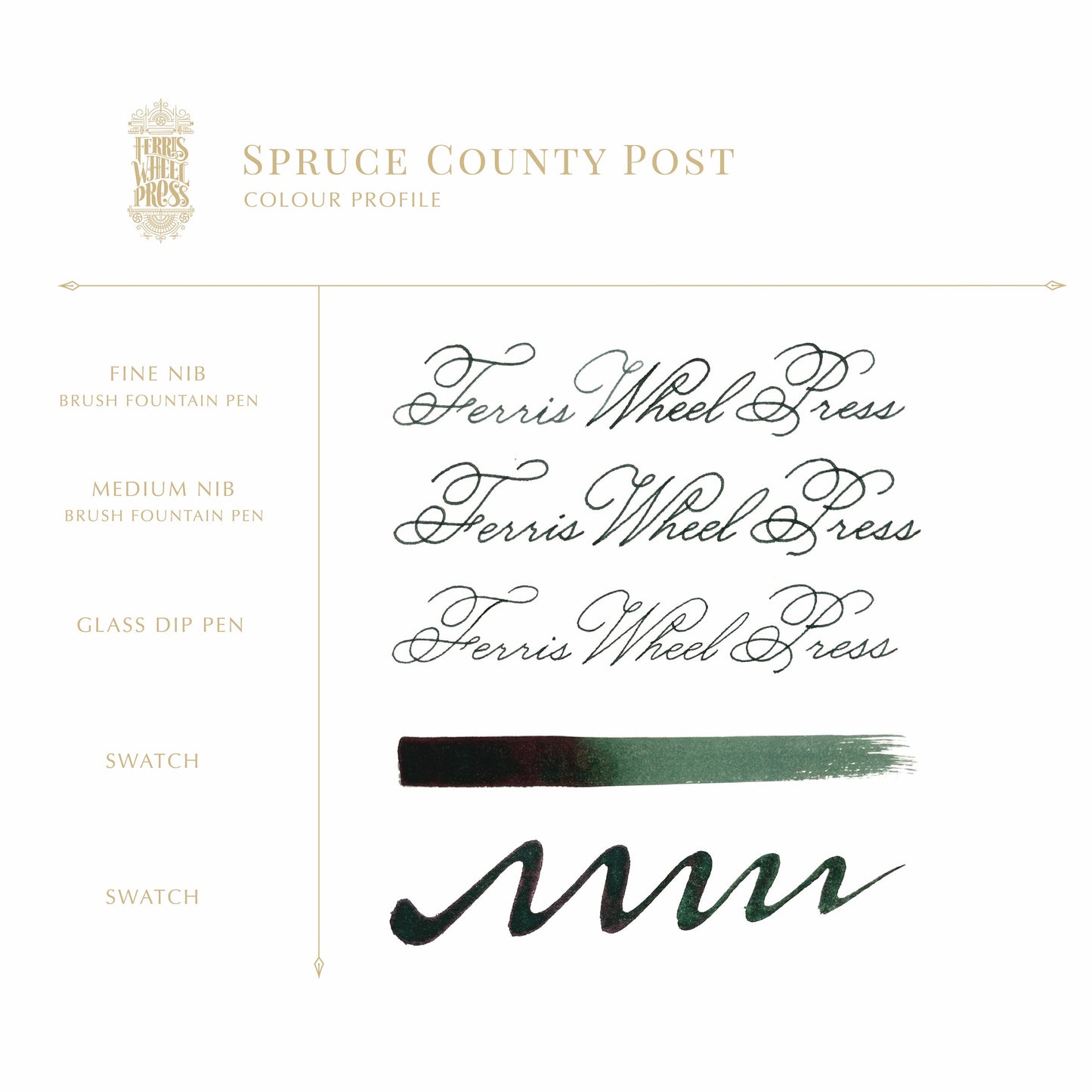 Ferris Wheel Press Spruce County Post Ink 38 mL