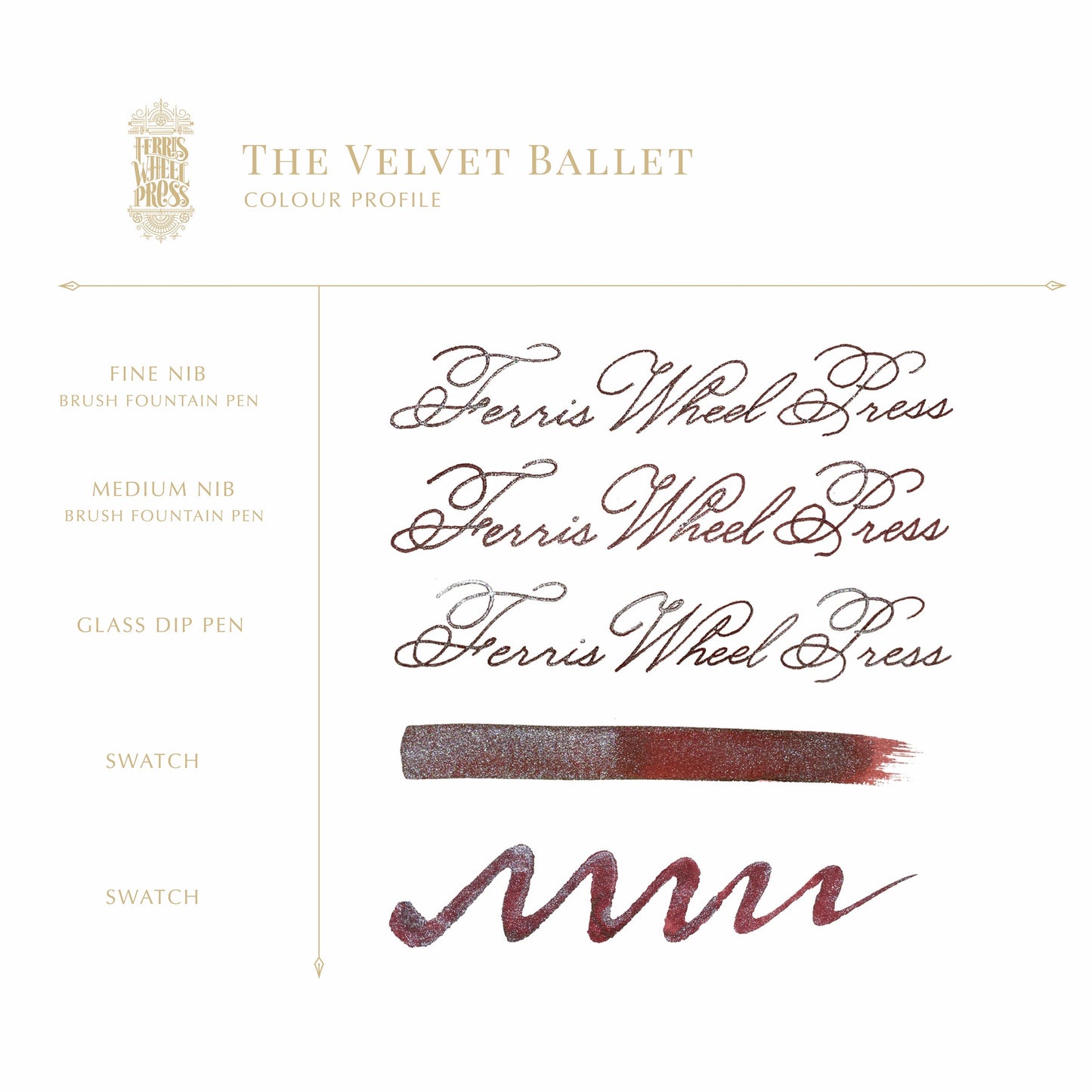 Ferris Wheel Press Velvet Ballet Ink 38 mL