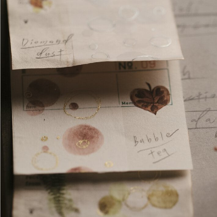 Bokeh Bubble Tea Washi Tapes