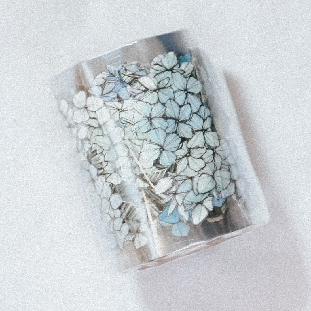 Hydrangea PET Tape Blue & Green