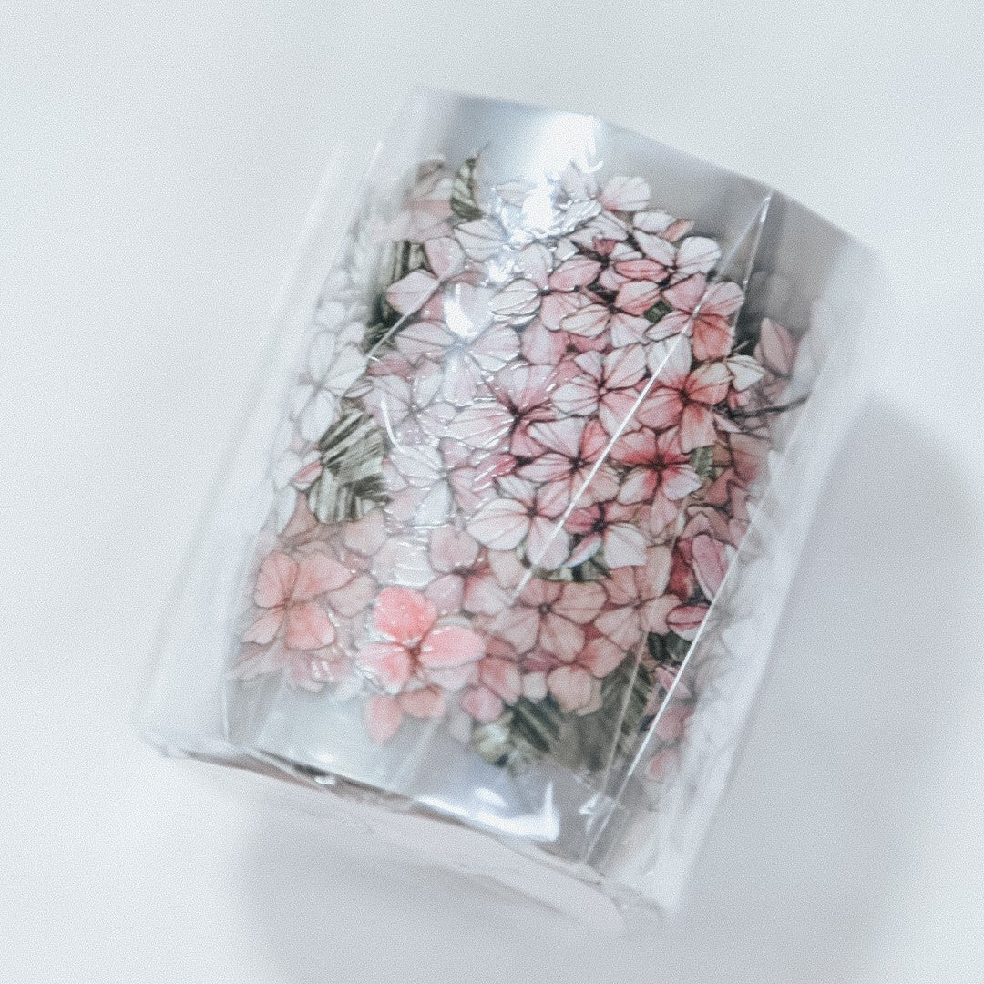 Hydrangea PET Tape Pink & Purple