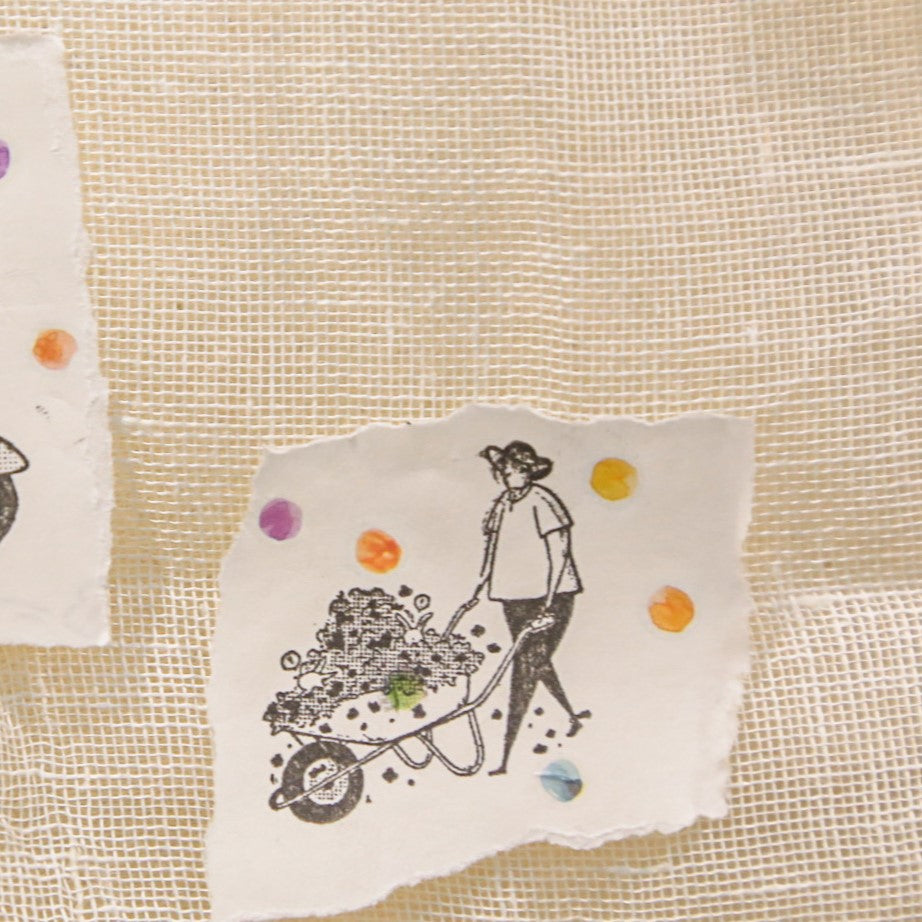 One Day Transportation Wood Stamps