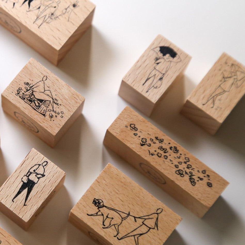 One Day with Plants Wood Stamp Sets