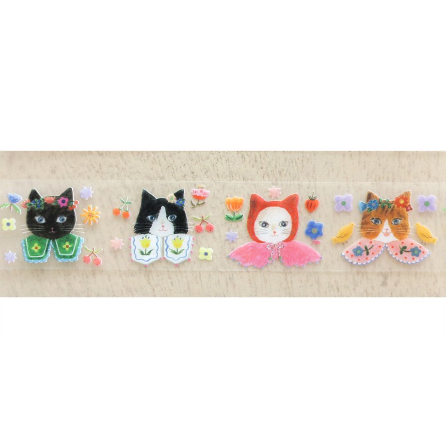 Aiko Fukawa Cat Cat Transparent Tape