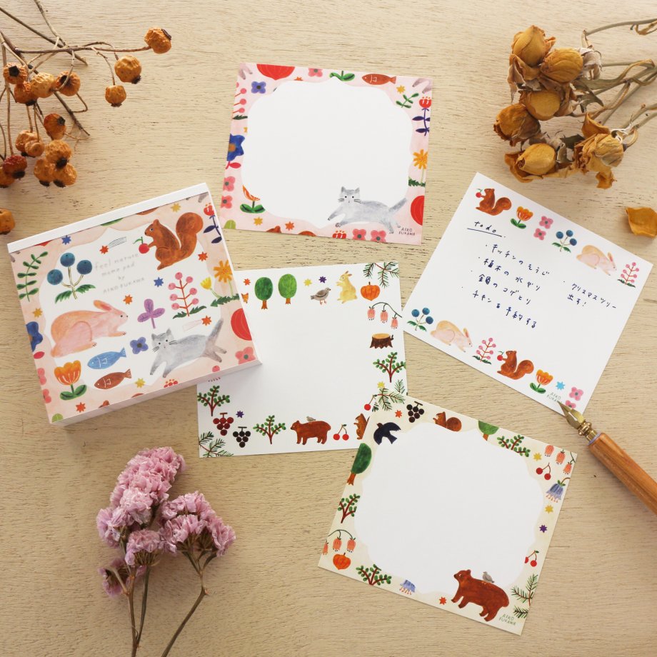 Aiko Fukawa feel nature Memo Block