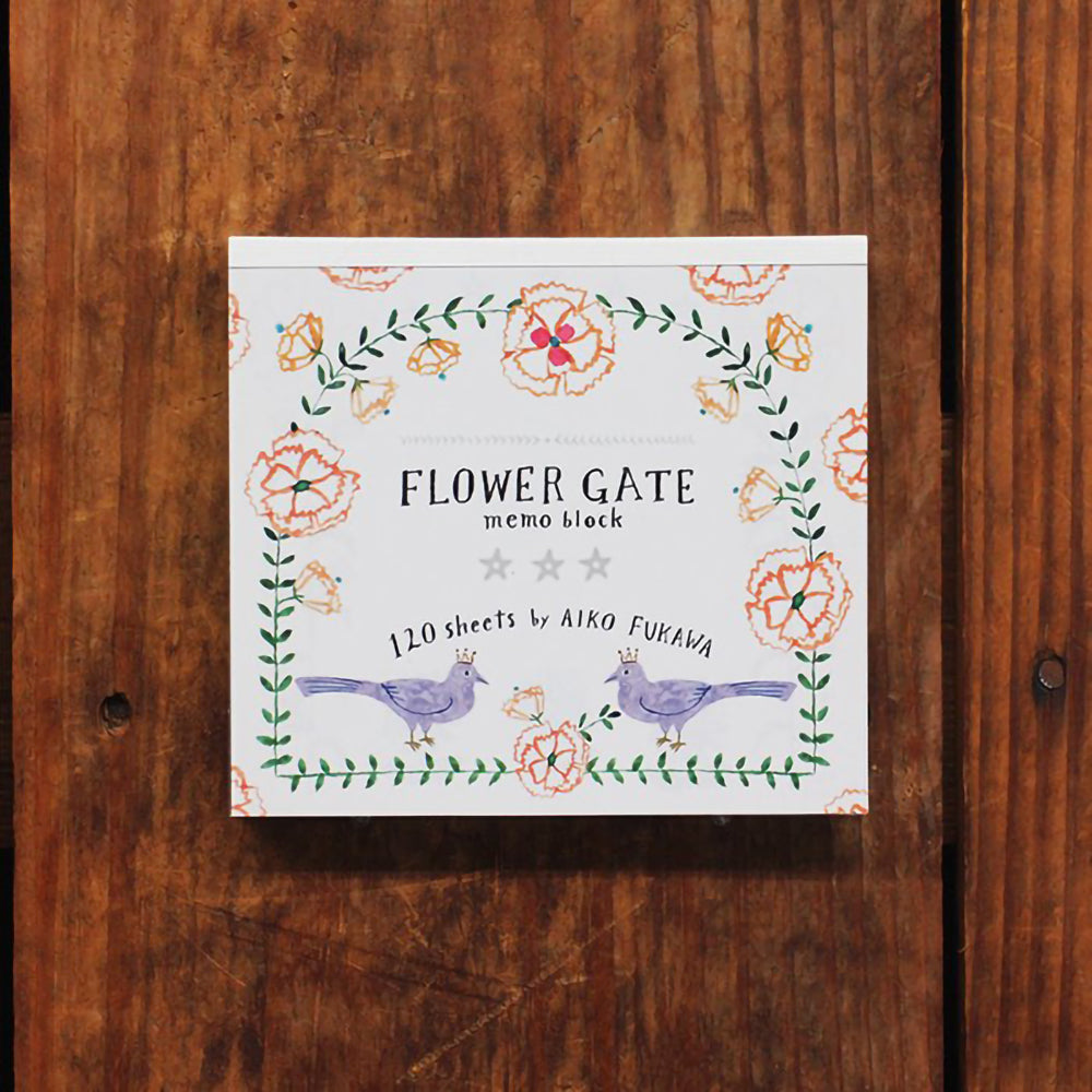 Aiko Fukawa flower gate Memo Block
