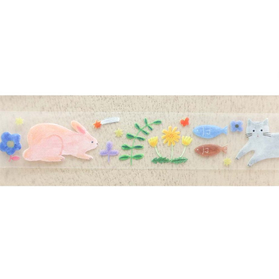 Aiko Fukawa Happy Garden Transparent Tape