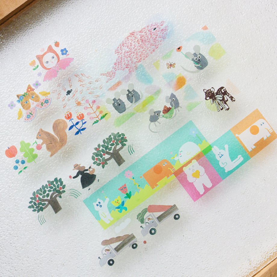 Aiko Fukawa Happy Garden Transparent Tape