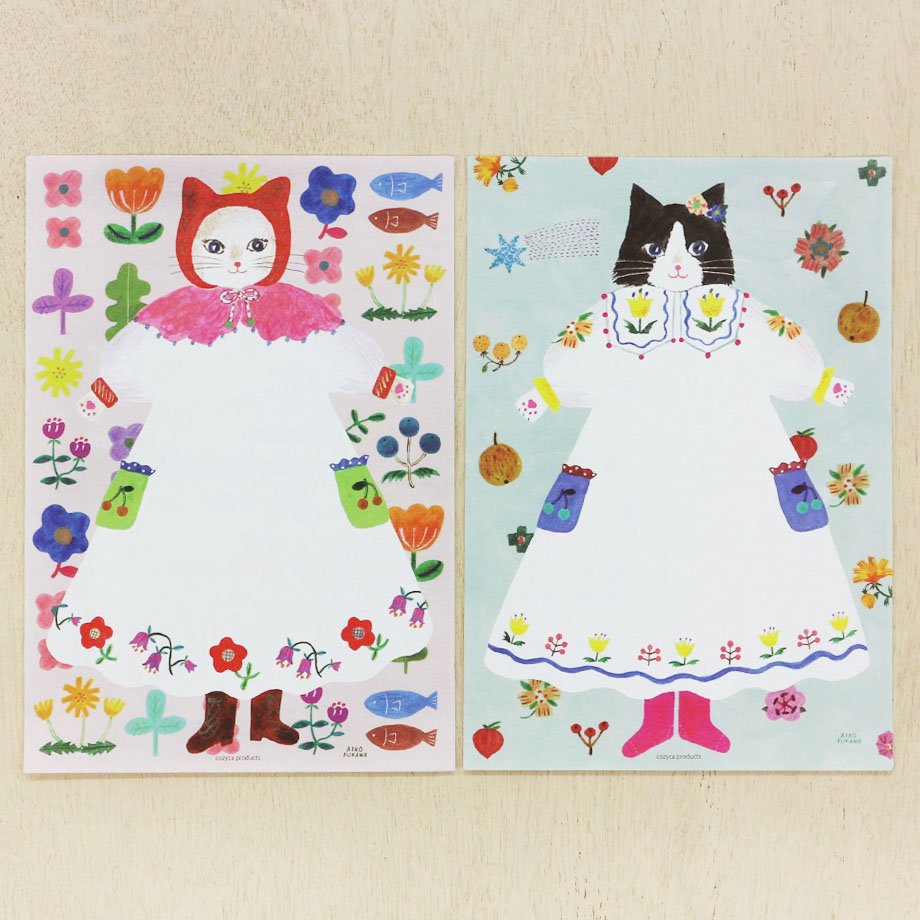 Aiko Fukawa cat and onepiece Letter Paper
