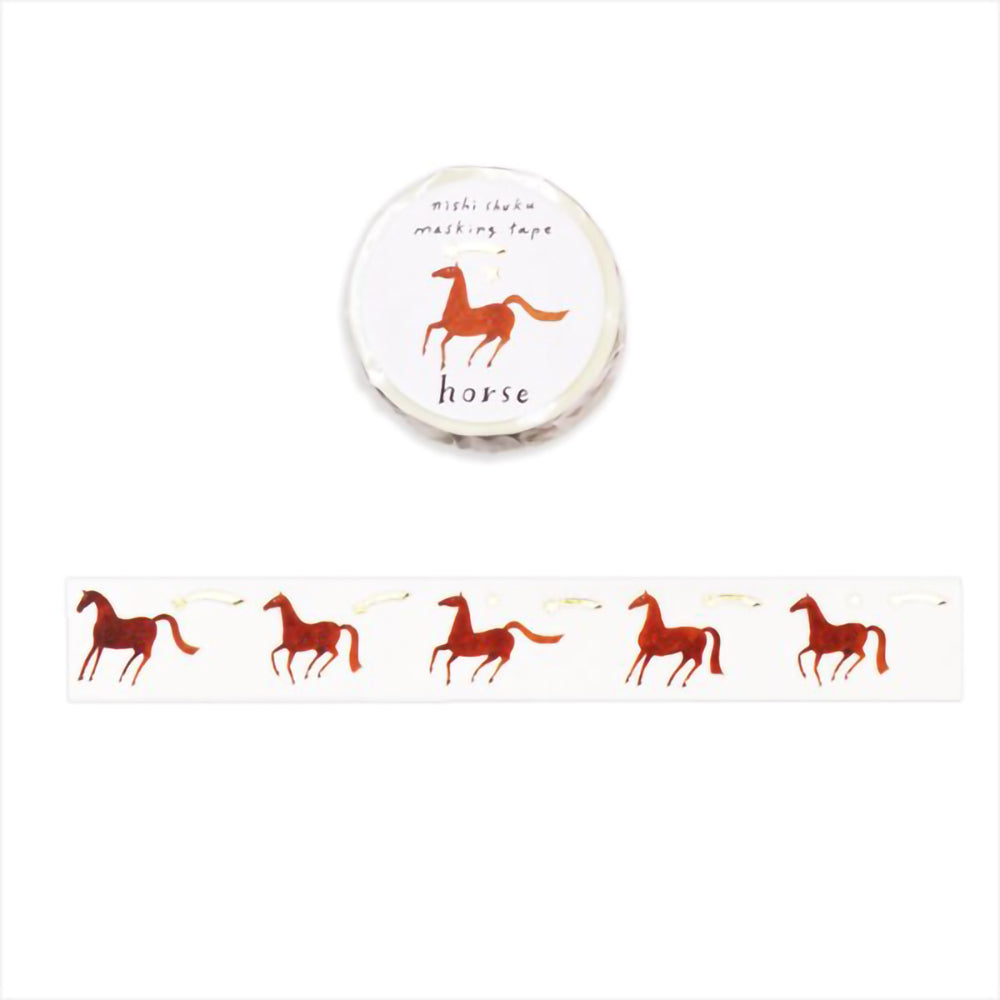 Nishi Shuku Horse Washi Tape