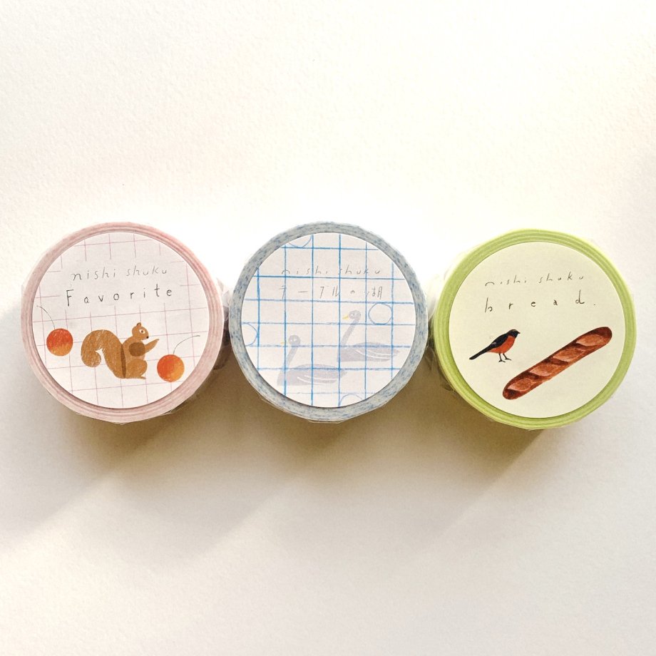 Nishi Shuku bread Washi Tape