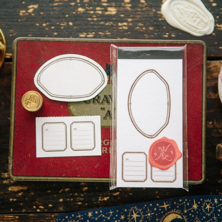 Shell Label Letterpress Book