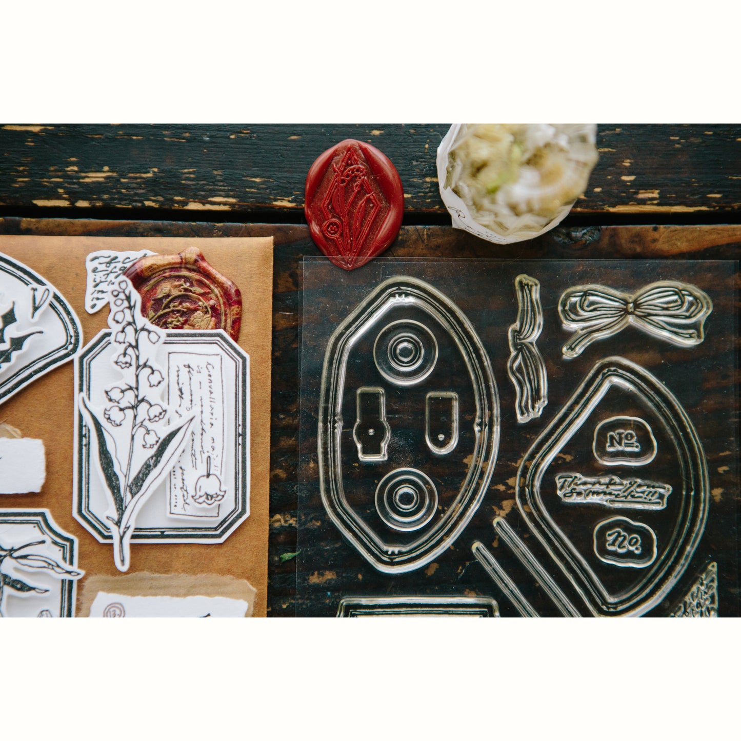 de Cadre Clear Stamp Sheet