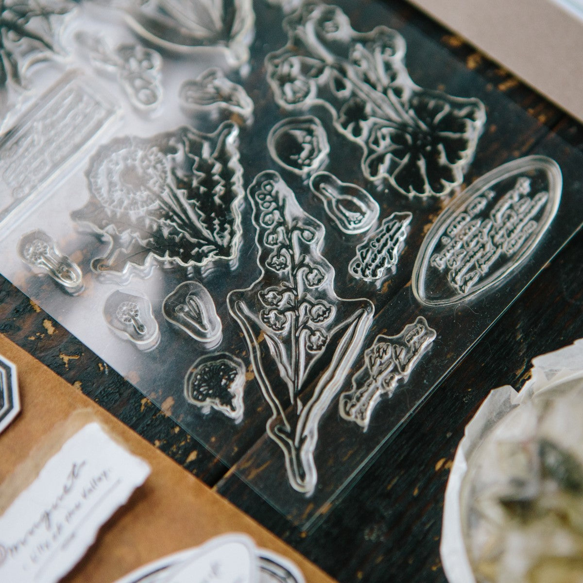 de Fleur Clear Stamp Sheet