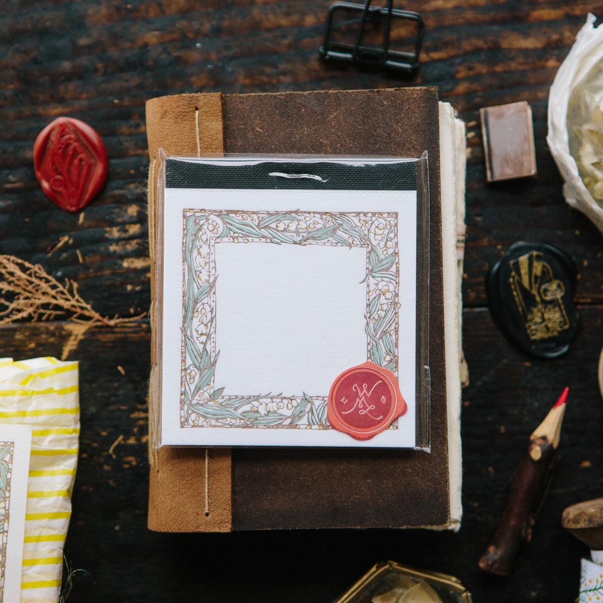 Muguet Frame Letterpress Book