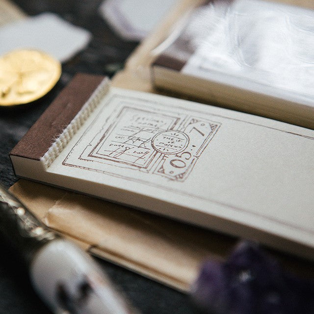 Slide Glass Letterpress Label Book