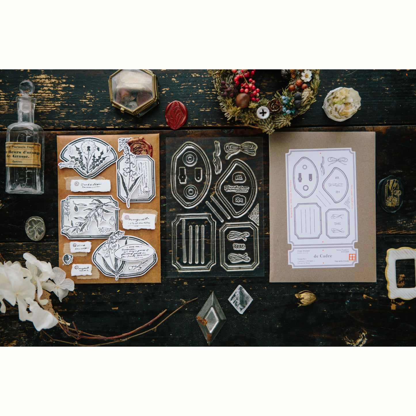 de Cadre Clear Stamp Sheet