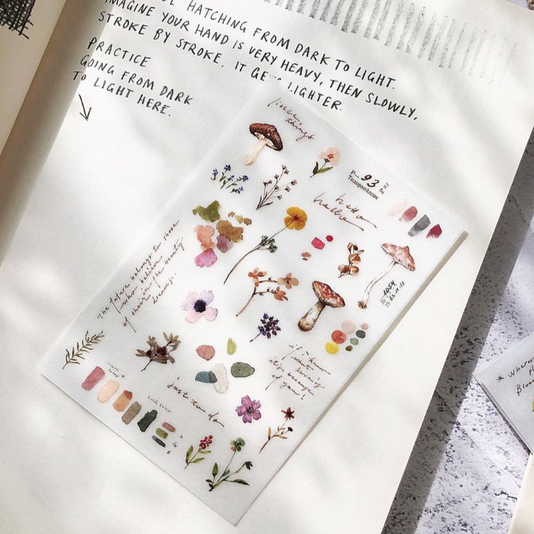 Garden Transfer Stickers