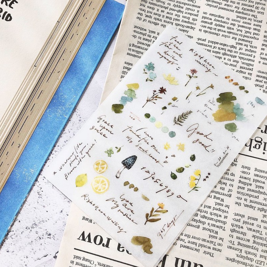 Garden Transfer Stickers